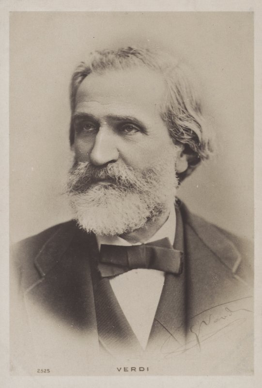Giuseppe Verdi, włoski kompozytor autorstwa Italian Photographer