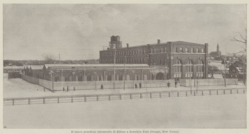 Wspaniałe nowe laboratorium Edisona w Lewellyn Park (Orange, New Jersey) autorstwa Italian Photographer