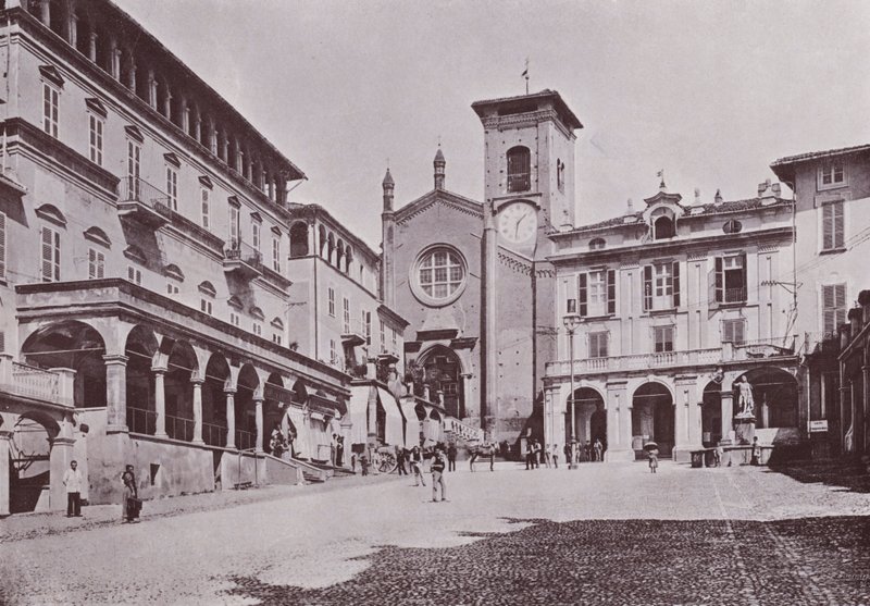 Włochy: Montcalieri (zdjęcie czarno-białe) autorstwa Italian Photographer
