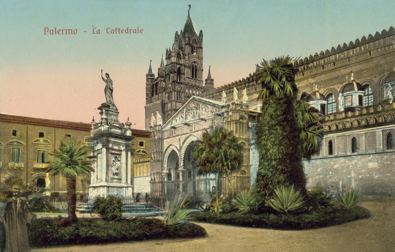 Katedra Metropolitalna Wniebowzięcia Najświętszej Maryi Panny, Palermo, Sycylia autorstwa Italian Photographer