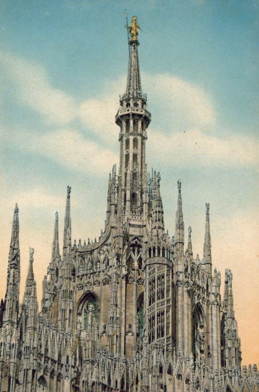 Mediolan / Milan: La Madonnina (zdjęcie kolorowe) autorstwa Italian Photographer