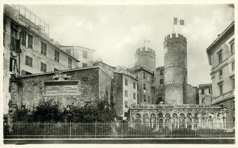 Pomnik Krzysztofa Kolumba, Genua, Włochy autorstwa Italian Photographer