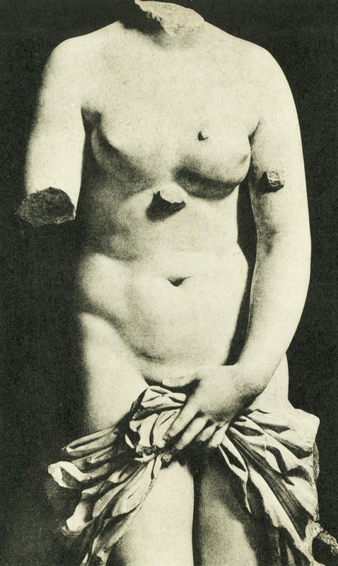 Muzeum, Wenus Syrakuzańska, III w. p.n.e. Credesis (zdjęcie czarno-białe) autorstwa Italian Photographer
