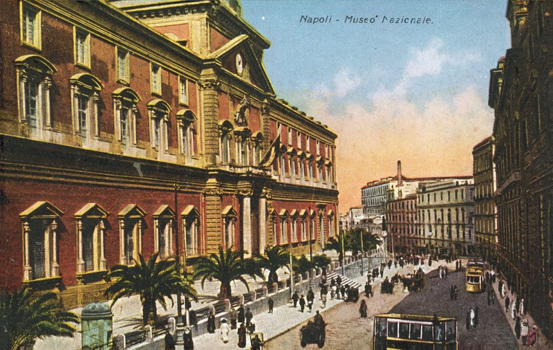 Neapol, Włochy, Muzeum Narodowe autorstwa Italian Photographer