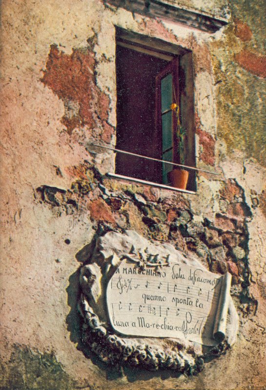 Neapol: Marechiaro (zdjęcie kolorowe) autorstwa Italian Photographer