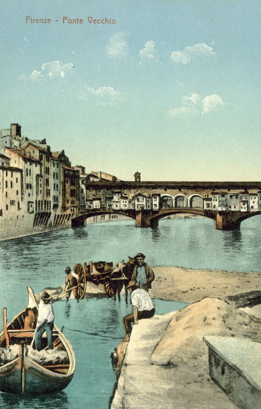 Ponte Vecchio, Florencja (kolorowe zdjęcie) autorstwa Italian Photographer