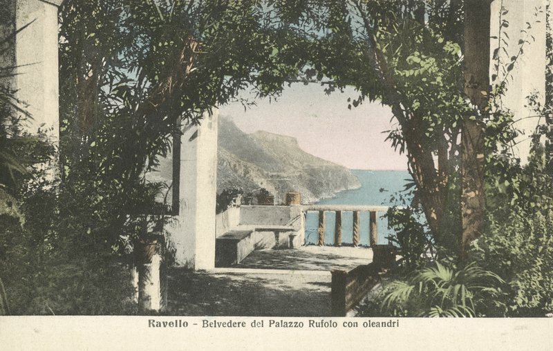 Ravello, Włochy, Belweder Pałacu Rufolo autorstwa Italian Photographer