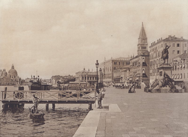Riva Degli Schiavoni (b / w zdjęcie) autorstwa Italian Photographer