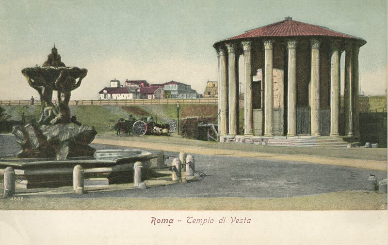 Rzym, Włochy, Świątynia Westy autorstwa Italian Photographer
