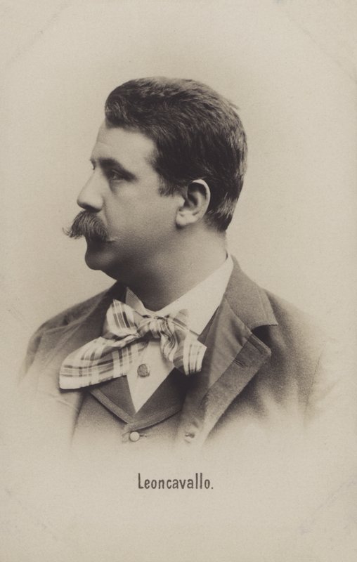 Ruggero Leoncavallo, włoski kompozytor autorstwa Italian Photographer