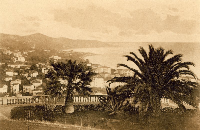 Sanremo, Giardini Regina Elena (zdjęcie b / w) autorstwa Italian Photographer