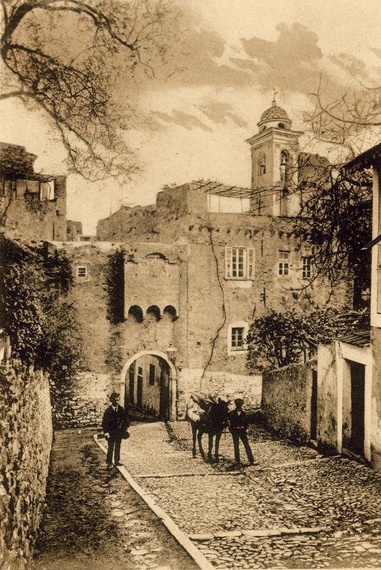 San Remo, Porta S Giuseppe (zdjęcie czarno-białe) autorstwa Italian Photographer