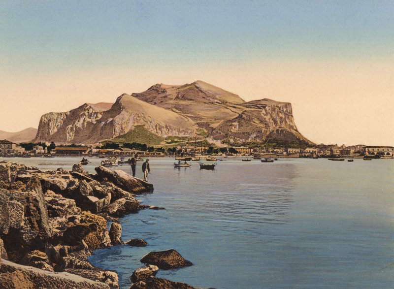 Sycylia: Monte Pellegrino (zdjęcie kolorowe) autorstwa Italian Photographer