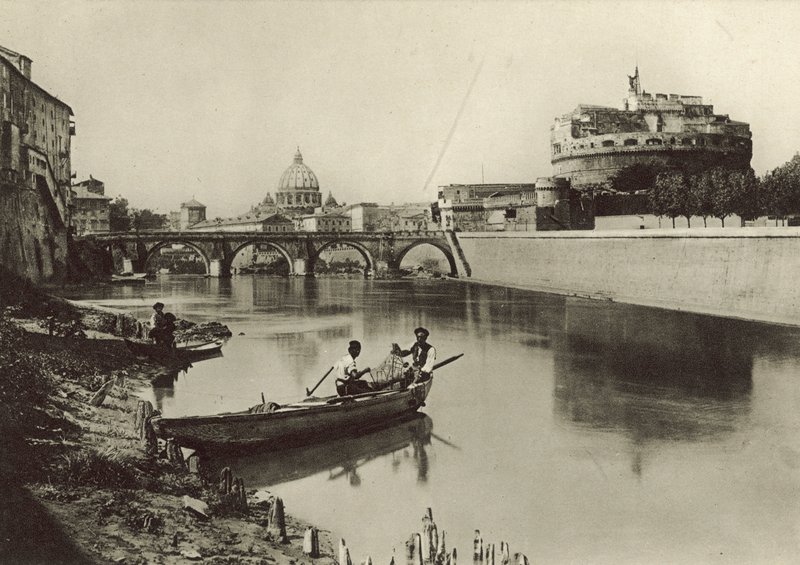 Zamek i most św. Anioła autorstwa Italian Photographer