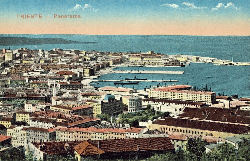 Triest, Włochy, Panorama autorstwa Italian Photographer
