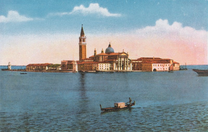 Wenecja: wyspa S Giorgio (kolorowe zdjęcie) autorstwa Italian Photographer