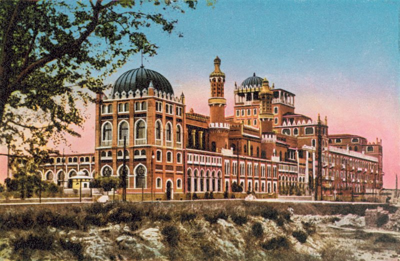 Venezia/Wenecja: Lido, Hotel Excelsior (kolorowe zdjęcie) autorstwa Italian Photographer