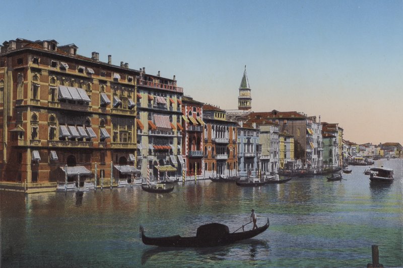 Wenecja, Canal Grande, Ucieczka z hotelu autorstwa Italian Photographer