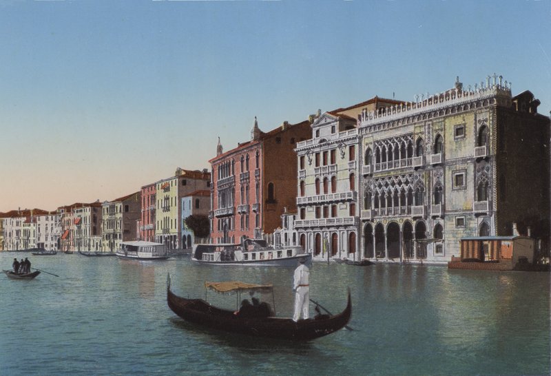 Wenecja, Canal Grande, Palazzo Ca d "Oro autorstwa Italian Photographer