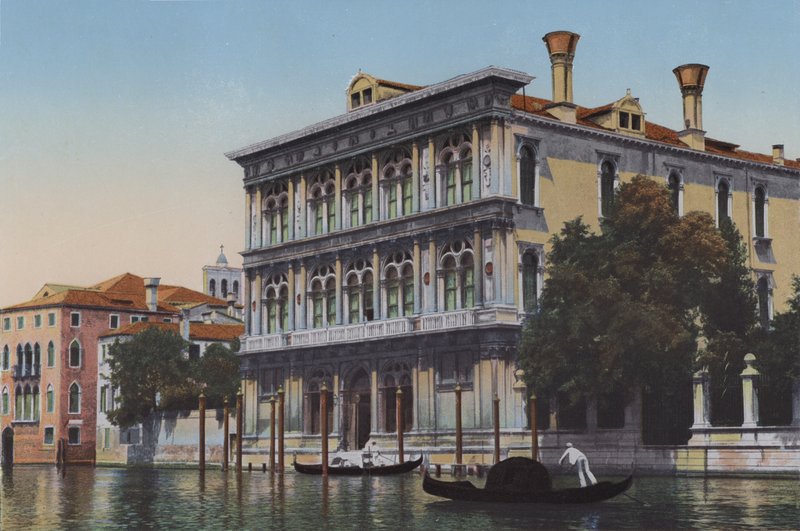 Wenecja, Canal Grande, Palazzo Vendramin (kolorowa fotografia) autorstwa Italian Photographer