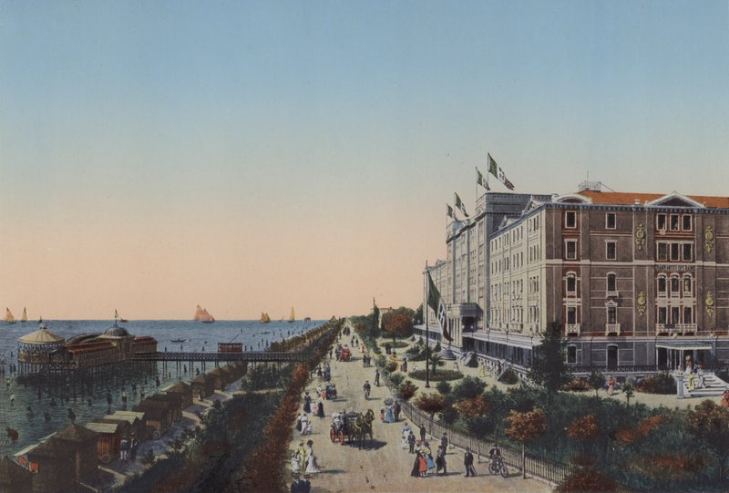 Venezia, Lido (kolorowe zdjęcie) autorstwa Italian Photographer