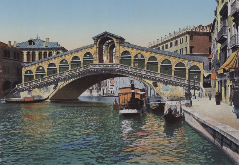 Wenecja, Most Rialto autorstwa Italian Photographer