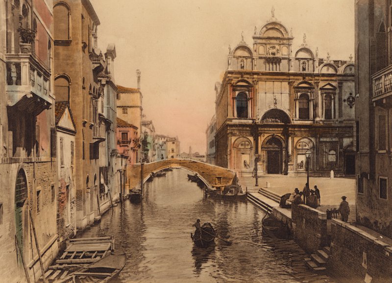 Wenecja / Venice: Rio dei Mendicanti (kolorowe zdjęcie) autorstwa Italian Photographer