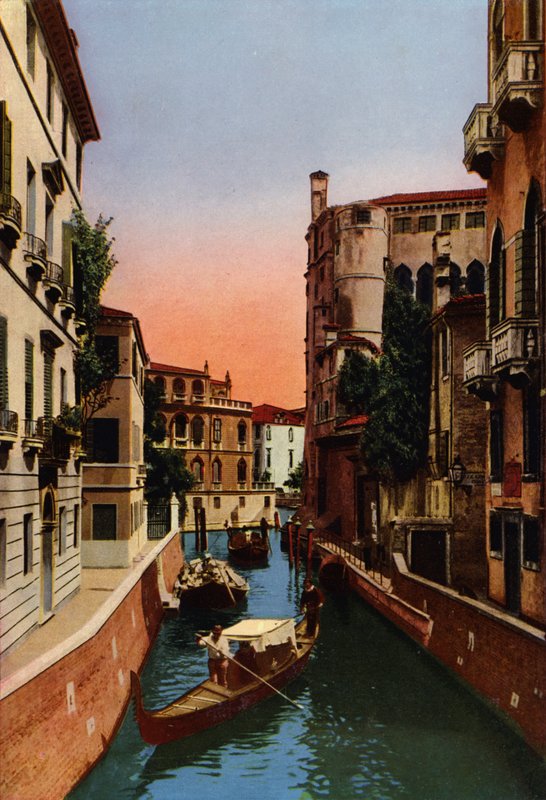 Wenecja / Venice: Rio delle Meravegie (kolorowe zdjęcie) autorstwa Italian Photographer