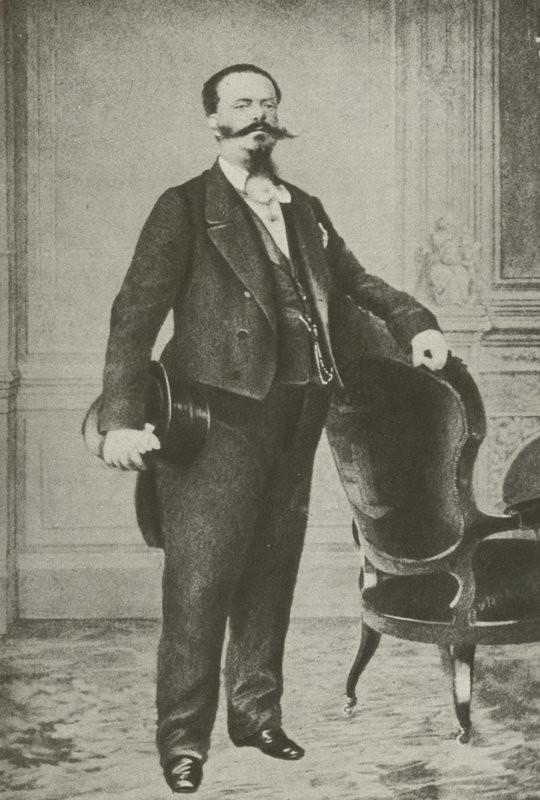 Wiktor Emanuel II, król Włoch (zdjęcie czarno-białe) autorstwa Italian Photographer