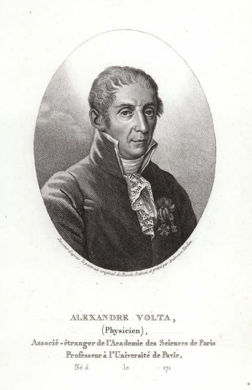 Aleksander Volta autorstwa Italian School