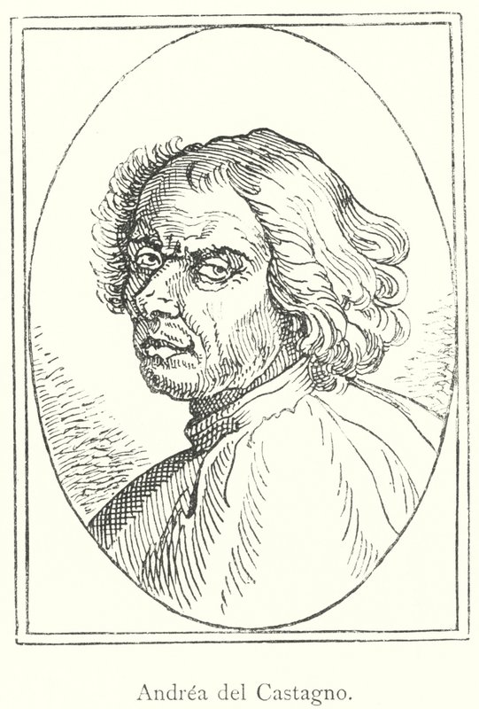 Andrea del Castagno (grawerunek) autorstwa Italian School