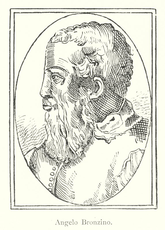 Angelo Bronzino (grafika) autorstwa Italian School