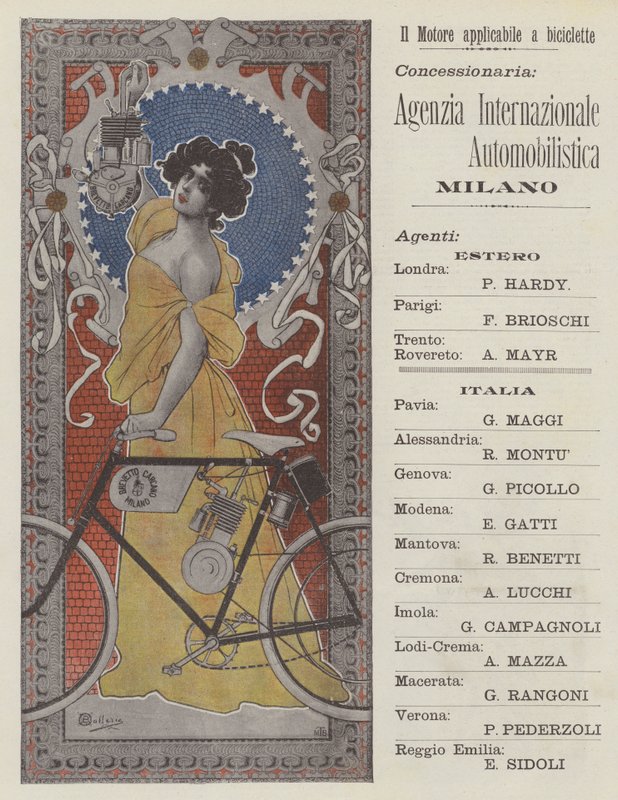 Patent Carcano (litografia kolorowa) autorstwa Italian School