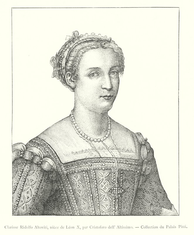 Clarisse Ridolfo Altoviti, siostrzenica Leona X, par Cristoforo dell 