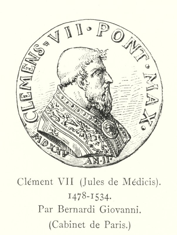 Klemens VII, Jules de Medicis autorstwa Italian School