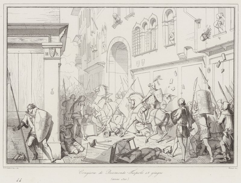 Spisek Boemmondo Tiepolo 15 czerwca autorstwa Italian School