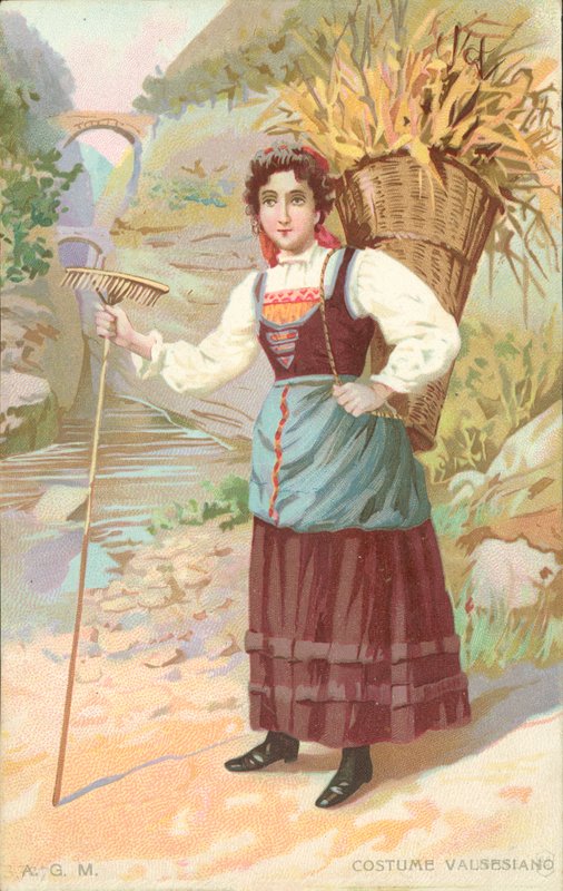 Strój walezyjski (chromolit) autorstwa Italian School