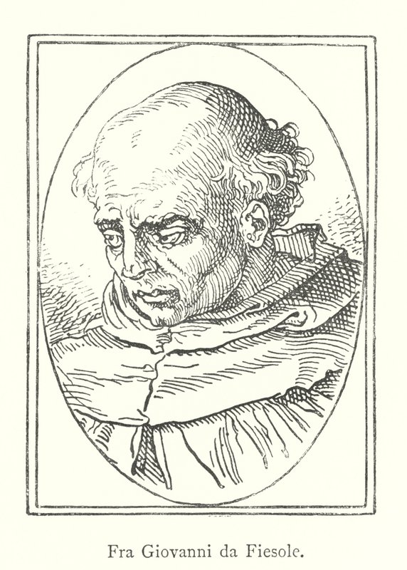 Fra Giovanni da Fiesole (grawerowanie) autorstwa Italian School