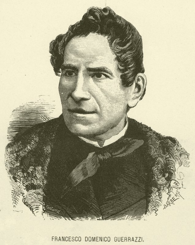Francesco Domenico Guerrazzi (grafika) autorstwa Italian School