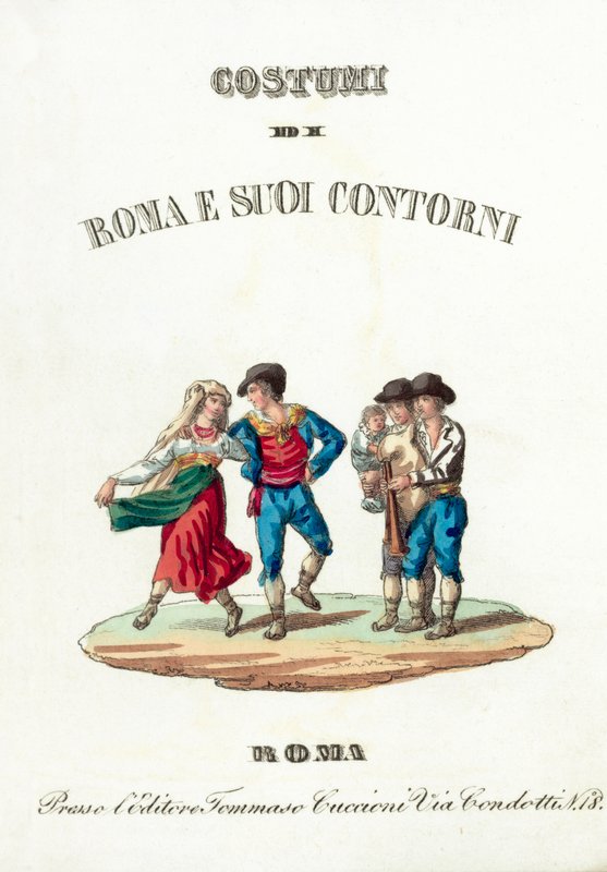Frontyspis (kolorowy grawerunek) autorstwa Italian School