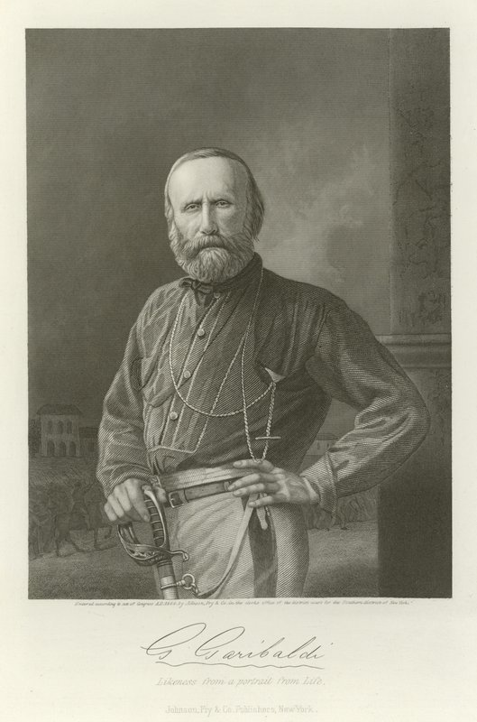 Giuseppe Garibaldi autorstwa Italian School