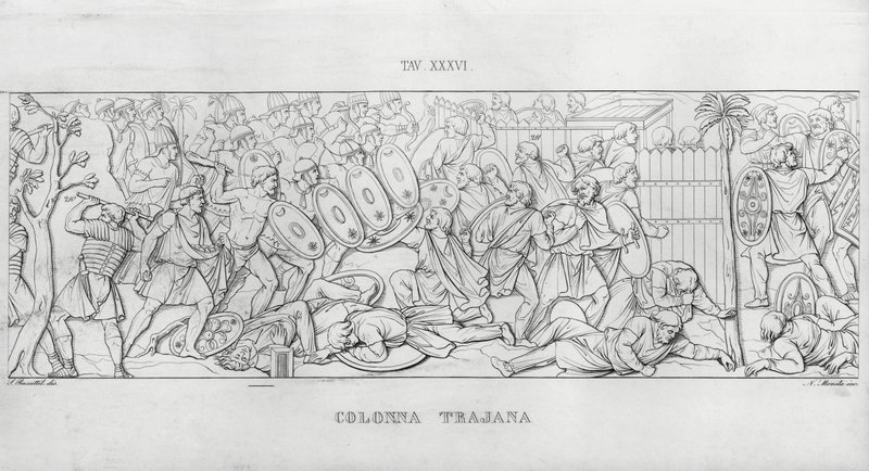 Kolumna Trajana, Kolumna Trajana autorstwa Italian School