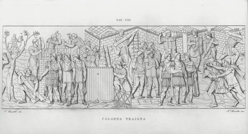 Kolumna Trajana, Kolumna Trajana autorstwa Italian School