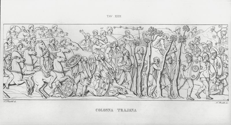 Kolumna Trajana, Kolumna Trajana autorstwa Italian School