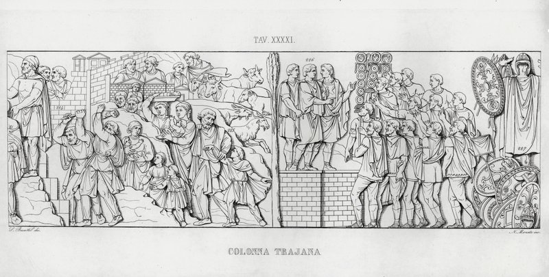 Kolumna Trajana, Kolumna Trajana autorstwa Italian School