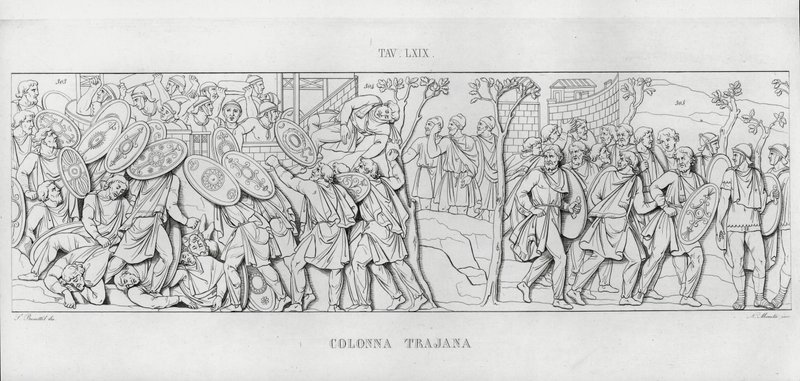 Kolumna Trajana, Kolumna Trajana autorstwa Italian School