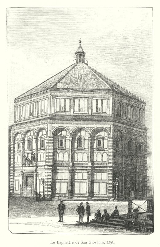 Baptistere de San Giovanni autorstwa Italian School