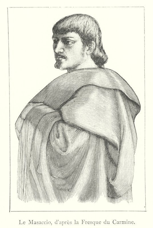 Masaccio, według Carmine Fresco (grawerowanie) autorstwa Italian School