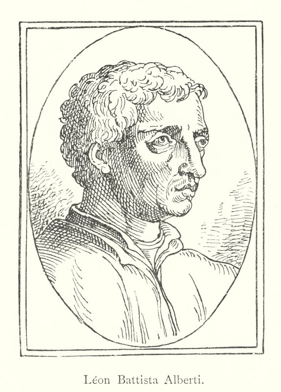 Leon Battista Alberti (grafika) autorstwa Italian School