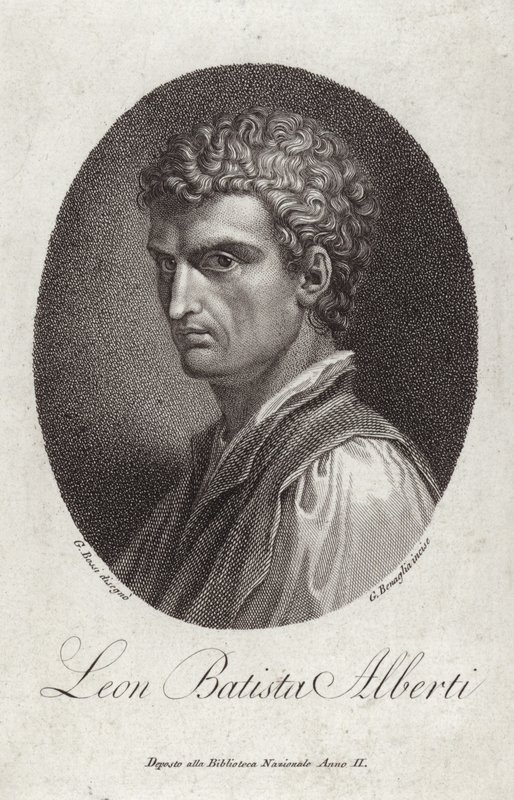 Leon Battista Alberti autorstwa Italian School